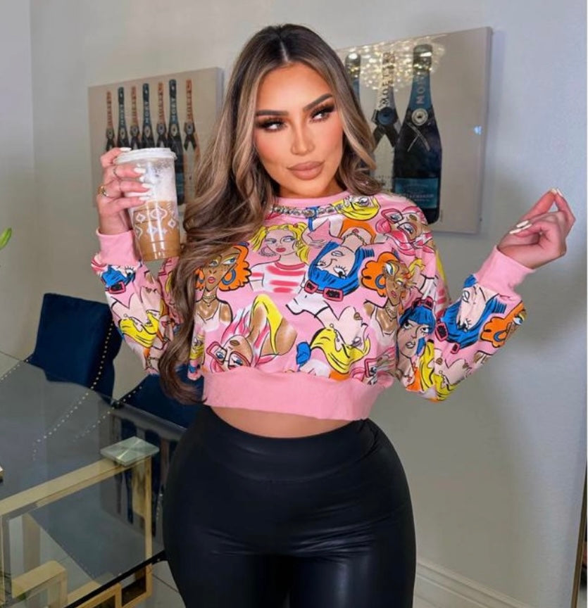 Crystal Pink Sweater