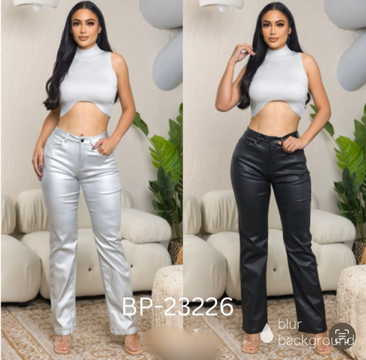 Faux Leather Pants