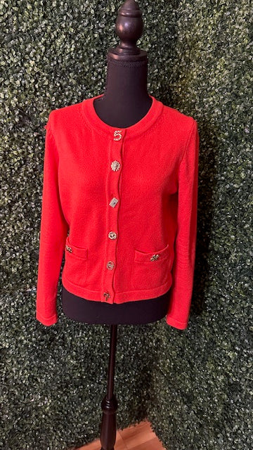Orange Cardigan