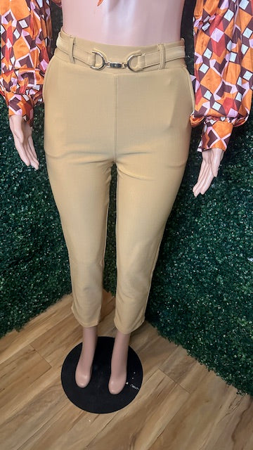 Caitan Stretchy Belted Pants