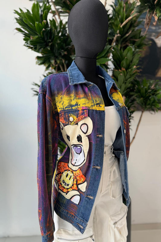 Teddy Bear Jeans Jacket